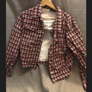 🛹RED N BLACK🛹BART SIMPSON🛹DENIM JACKET🛹